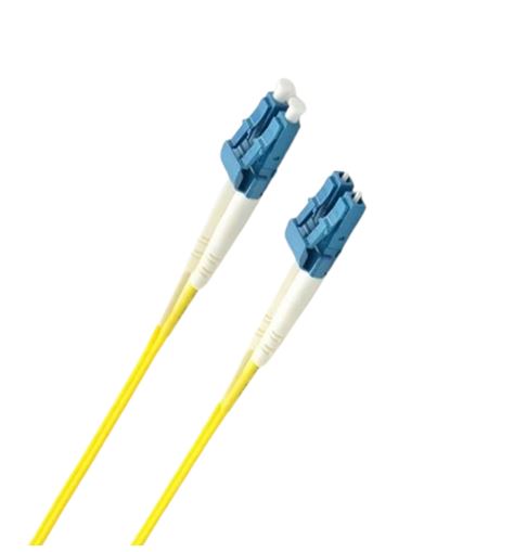 8ware 5m LC-LC OS2 Single Mode Dual-Core Fibre Optic Cable UPC Duplex Armoured Low Smoke Zero Halogen (LSZH) Jacket Yellow 8ware 5m LC-LC OS2 Single Mode Dual-Core Fibre Optic Cable UPC Duplex Armoured Low Smoke Zero Halogen (LSZH) Jacket Yellow
